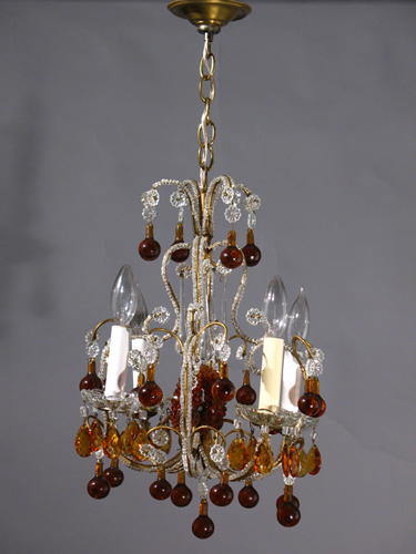 4-light Petite Crystal Chandelier